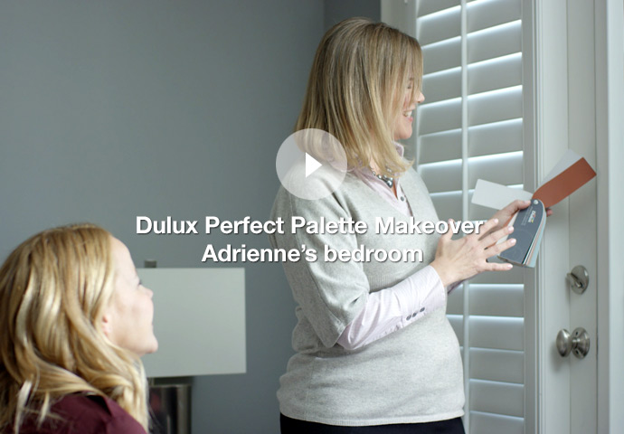 Dulux Perfect Palette Makeover Video - Adrienne's Bedroom