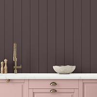 Dulux 2025 Paint Colour trends palette V3 kitchen Parfait pink cabinets Black Walnut brown wall